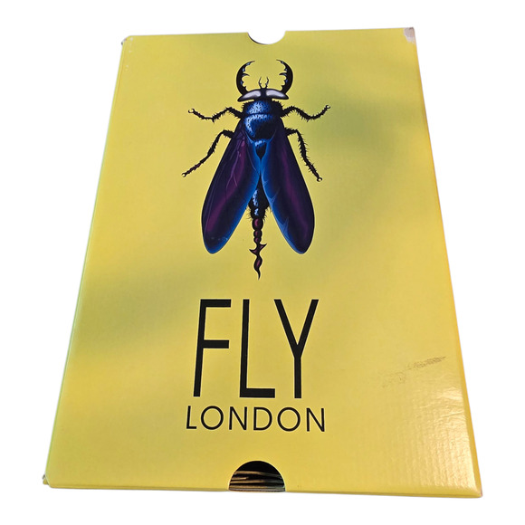 Fly London Ankle Boots Womens Size 39 Griffon Olive Leather Earthy Grunge Urban - Picture 15 of 16